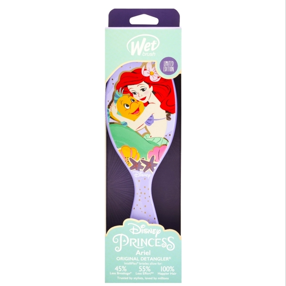 Ariel & Flounder Detangling Wet Brush NWT - Picture 4 of 9